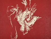 Susan Rothenberg Dead Rooster Woodcut, Signed Ed - Sold for $875 on 02-18-2021 (Lot 651).jpg
